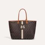 Goyard Saint Louis PM Bag Stripes and Lnitials - Image 2